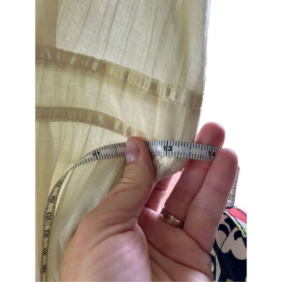 Roberta California Vintage Boho Prairie Cottagecore off white maxi dress - Picture 8 of 15